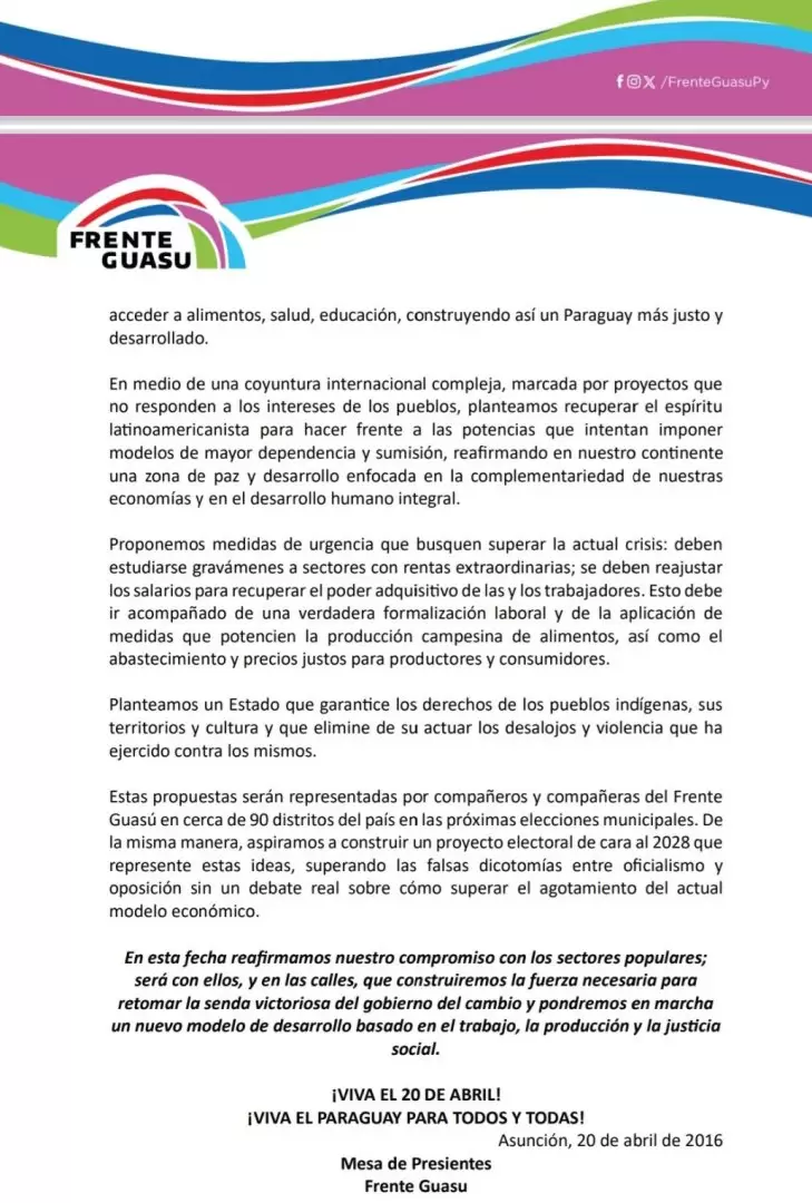 Frente Guazú