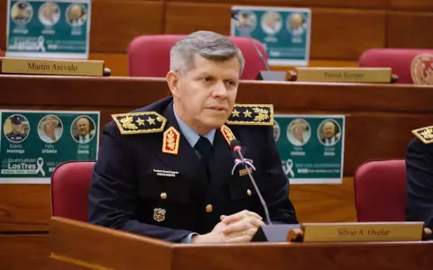 Comisario Carlos Ben�tez, viceministro de Seguridad Interna.