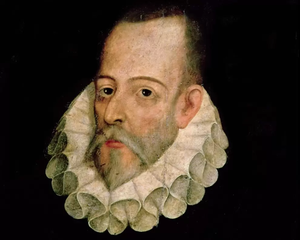 Retrato del escritor Miguel de Cervantes, atribuido a Juan de Jáuregui.