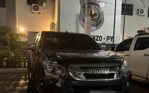 As� qued� la camioneta de la persona.