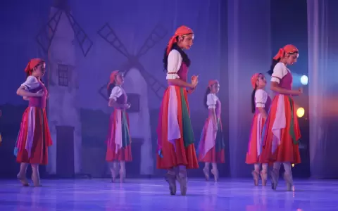Puesta en escena de "Don Quijote".