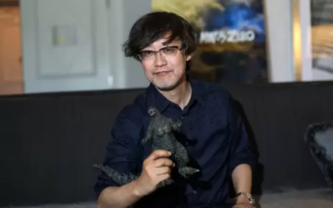 Takashi Yamazaki, cineasta japon�s, durante la CinemaCon de Las Vegas.