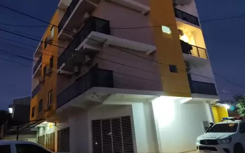 Edificio donde viv�a la joven estudiante.