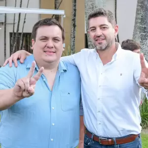 Alliana se re�ne con "Cesarito" en plena pulseada interna por la vicepresidencia