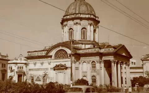 Foto antigua del Pante�n Nacional de los H�roes.
