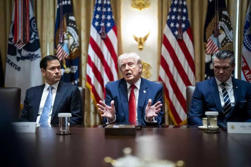 El presidente Trump siempre ha priorizado el control de su imagen y suele relacionarse con hombres que exhiben rasgos masculinos. Todd Heisler/TNYT