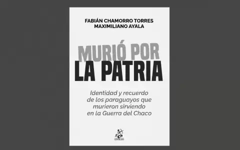 Portada de "Muri� por la Patria", de Fabi�n Chamorro Torres y Maximiliano Ayala. Editorial Centauro.