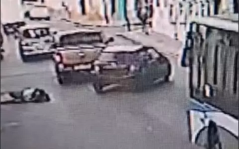 Peat�n fue atropellado y el conductor se dio a la fuga.