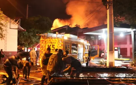 El incendio en Capasa se inici� en la tarde del martes.