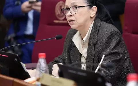Yolanda Paredes, senadora.