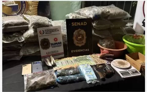 Operativo de la Senad.