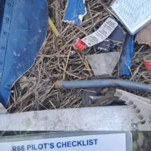 Bahía Negra: hallan restos de helicóptero y un cuerpo sin vida en zona rural