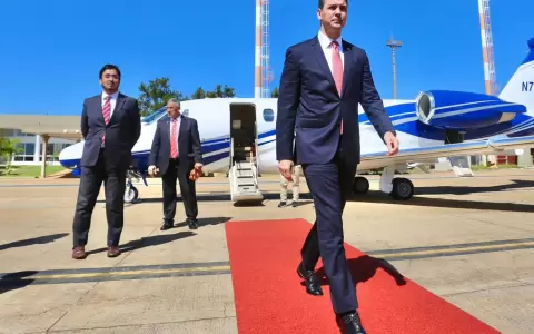 Santiago Pe�a de viaje.