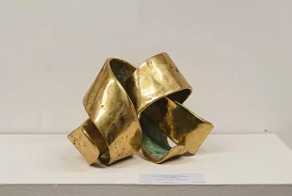 Obra de David Ocampos ocampos exhibida en la muestra.