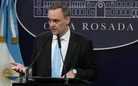 Manuel Adorni, portavoz de la Presidencia de Argentina.