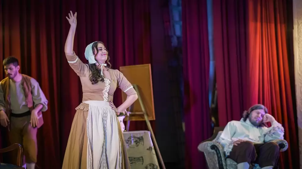 Puesta en escena de "Rita". Cortesía