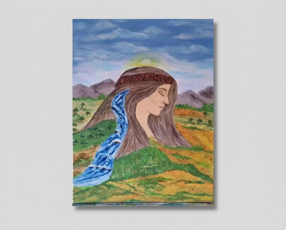 Obra de Gloria Crespo. Cortes�a