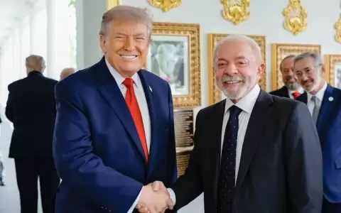 Donald Trump, presidente de Estados Unidos y su Lula da Silva, presidente del Brasil en la Casa Blanca.