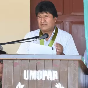 Declaran en rebeld�a al expresidente boliviano Evo Morales por no acudir a su juicio por trata de personas