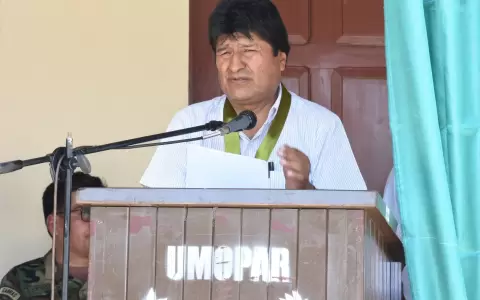 Evo Morales, expresidente de Bolivia.