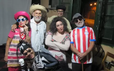 Elenco de la obra "Mboriahu reko ha �andej�ra".