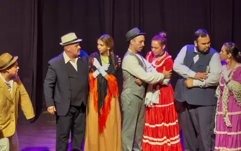 Puesta en escena de "El telar de la memoria".