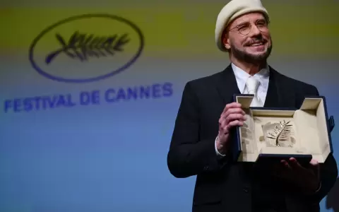 John Travolta recibe la Palma de Oro honor�fica en Cannes.