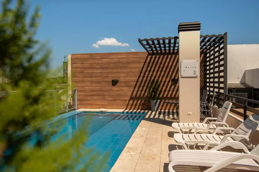 Sector de la piscina.