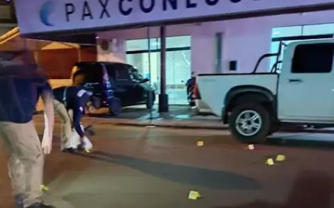 Atacaron a tiros la funeraria Pax Conseul en Pedro Juan Caballero.