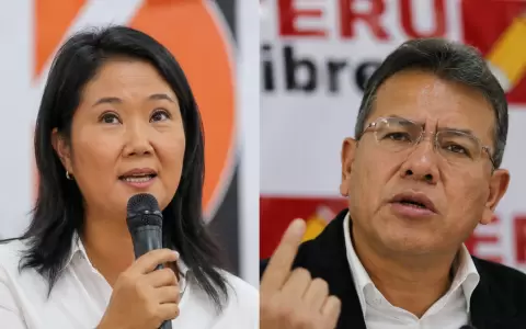 Keiko Fujimori y Roberto S�nchez