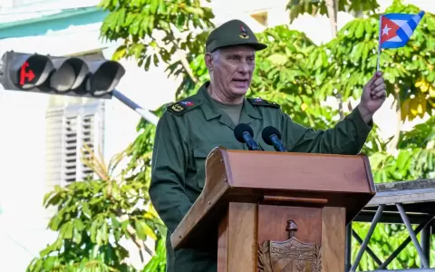 Presidente de Cuba, Miguel D�az-Canel.