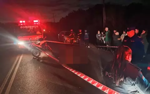 Mujer muri� arrollada por un cami�n tras caer de una motocicleta en Villeta.