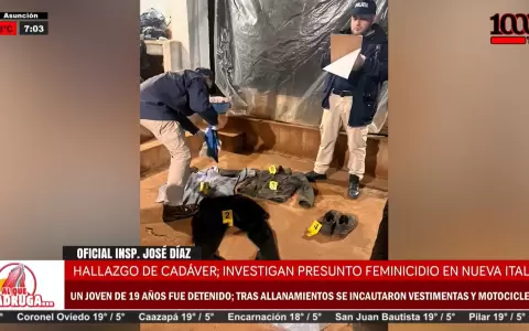 Posible caso de feminicidio en Nueva Italia.