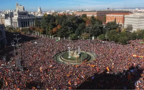 Manifestaciones en Madrid.