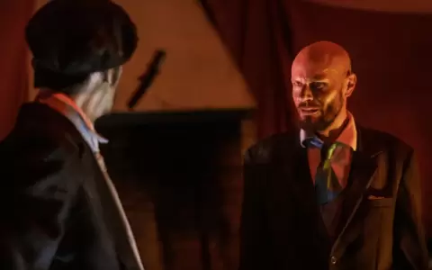 Puesta en escena de "La isla".