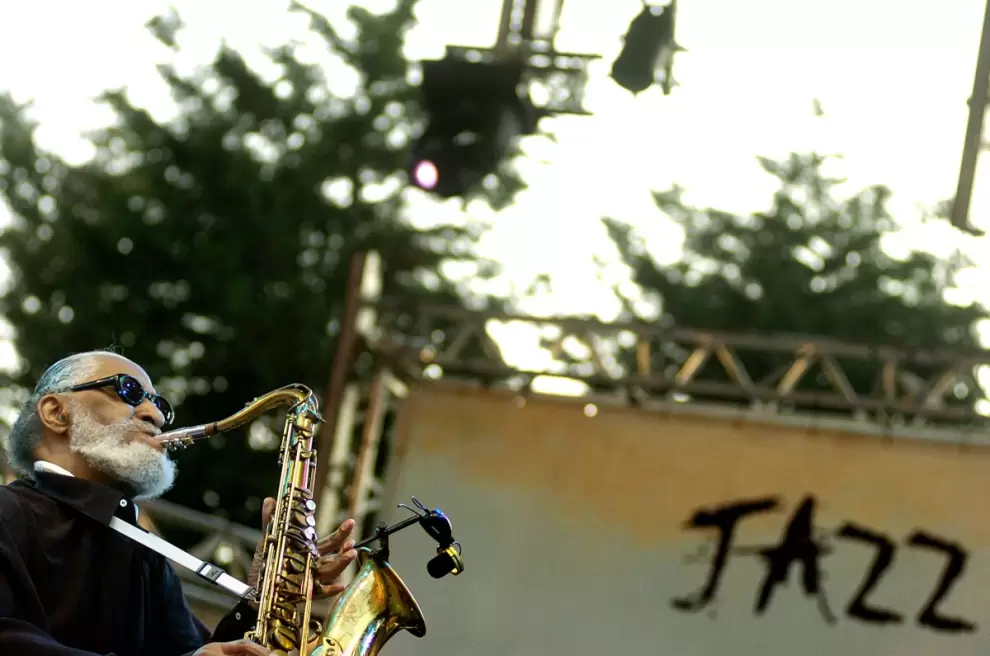 El m�sico estadounidense Sonny Rollins.