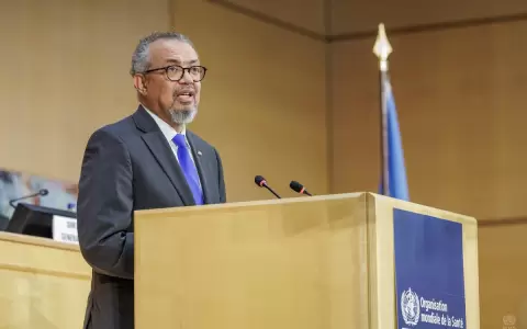Director general de la Organizaci�n Mundial de la Salud (OMS), Tedros Adhanom Ghebreyesus.