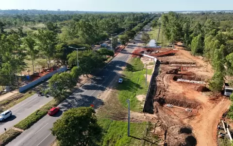 Futuro viaducto Las Residentas, que unir� Luque con Asunci�n.
