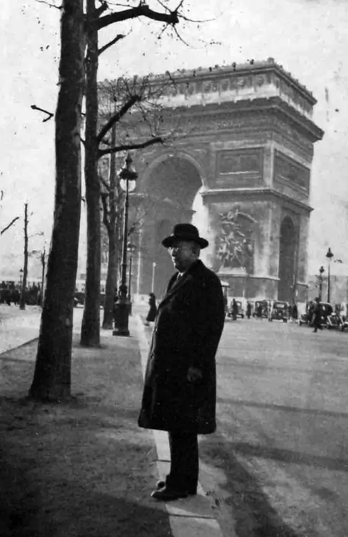 Juan E. O'Leary en París, 1936.
