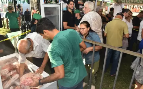 Feria de carne.