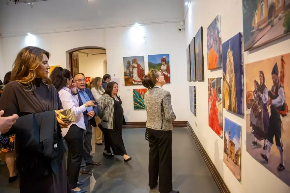 Inauguración de la muestra en el CCR El Cabildo.