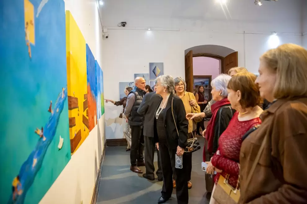 Inauguración de la muestra en el CCR El Cabildo. Cortesía