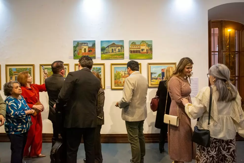 Inauguración de la muestra en el CCR Cabildo. Cortesía