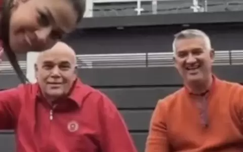 Basilio Bachi N��ez y el director F�lix Hern�n Jim�nez.