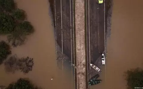 El Ni�o provoc� fuertes precipitaciones e inundaciones de extensas �reas en Rio Grande do Sul, Brasil, en 2024.
