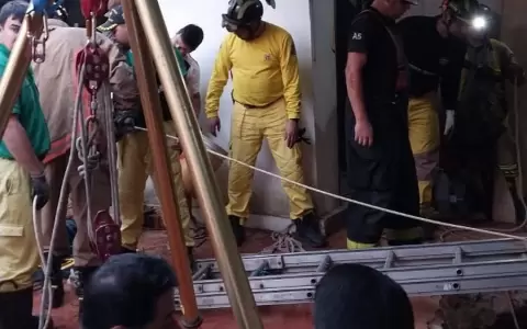 Muere obrero tras colapso de una profunda perforaci�n en Villa Elisa.