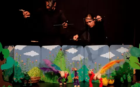 Puesta en escena de "�rase una vez".