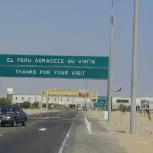 Tacna, frontera entre Per� y Chile.