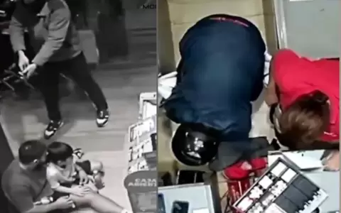 Momento captado en las c�maras de seguridad.