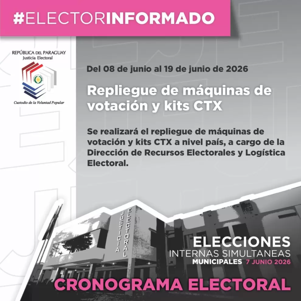 Calendario electoral.